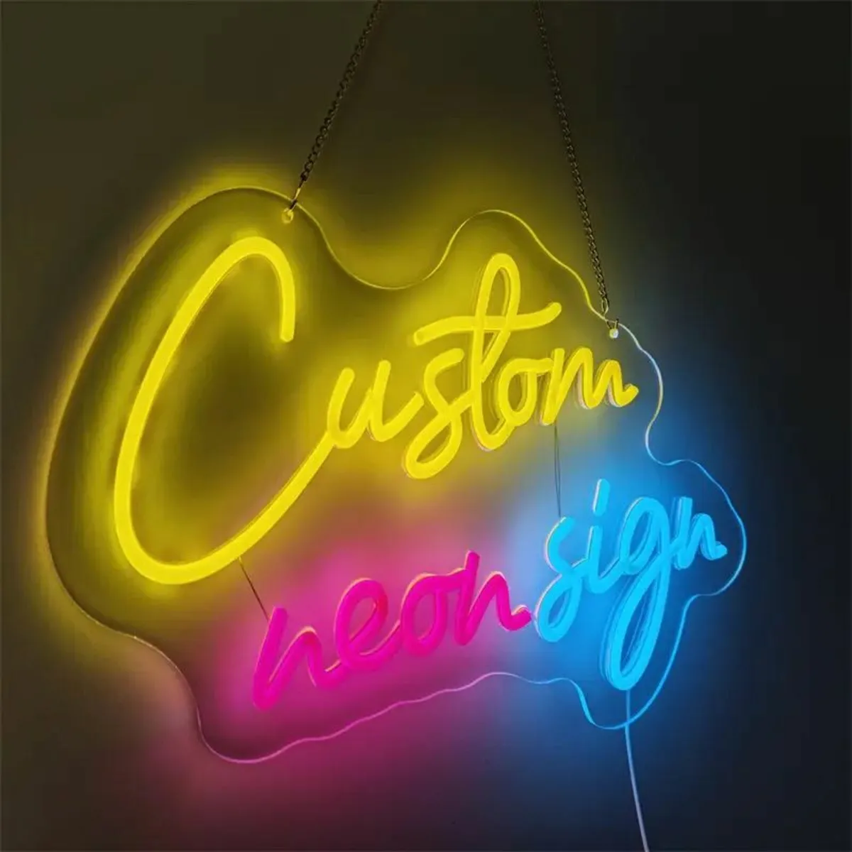 Customizable Double Row LED Neon Sign - Image 2