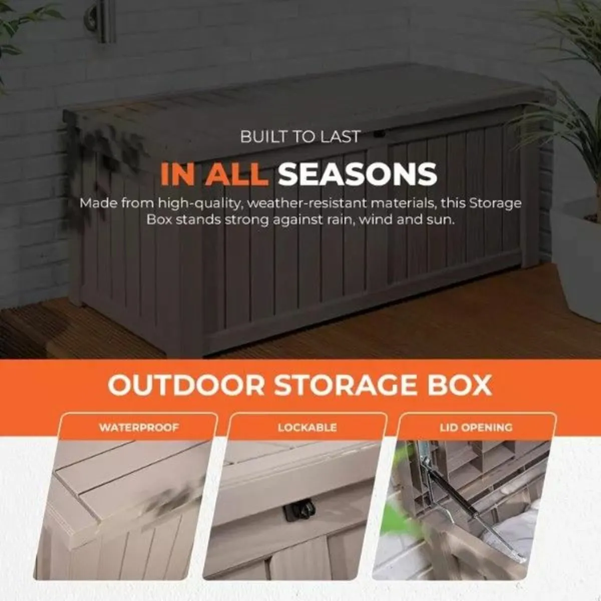 450L Outdoor Storage Box - Image 4