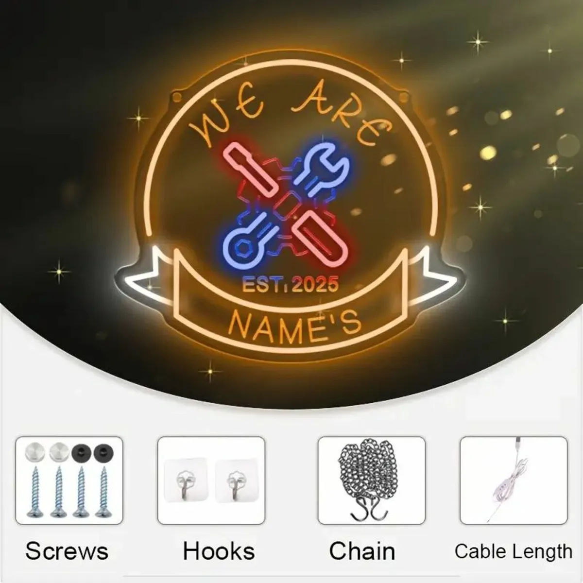Customizable Garage Neon Sign - Image 4