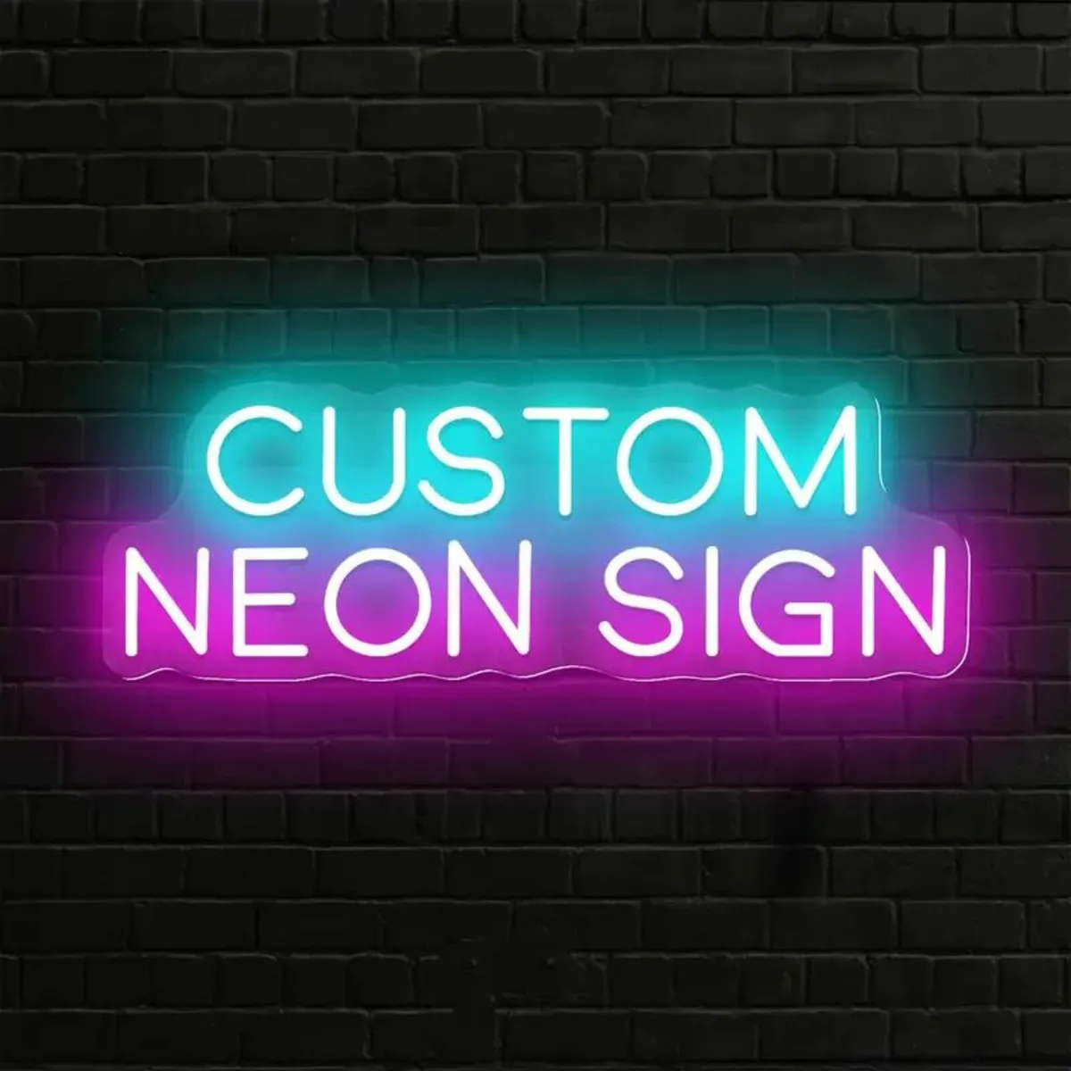 Zyloren Customizable Double-Row LED Neon Sign - Image 1
