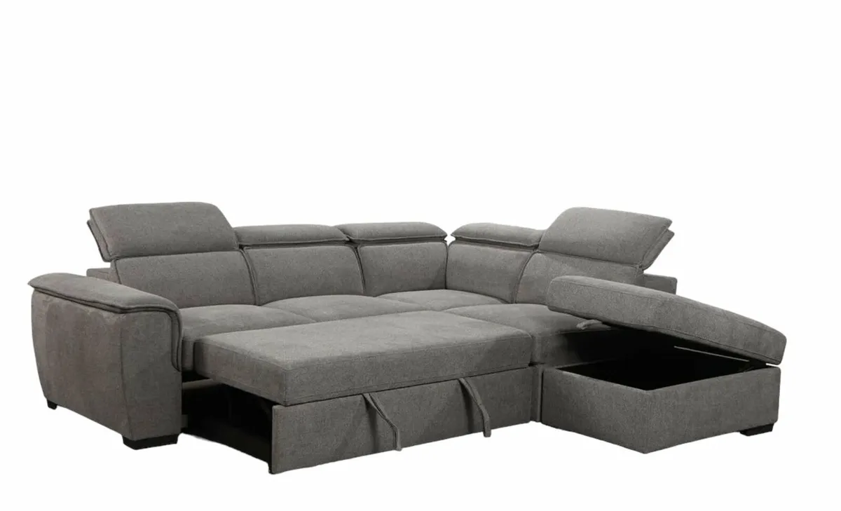 Brand new Prague corner sofa beds reduced