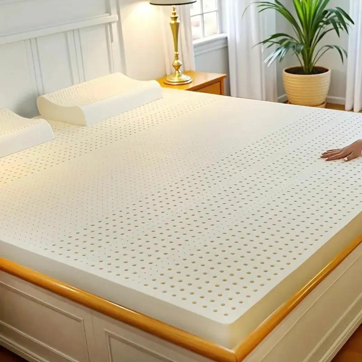 Natural Latex Mattress Topper, Soft & Comfortable - Image 1