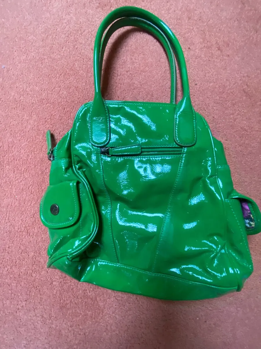 M&S Per Una Bright Green Bag - Image 2