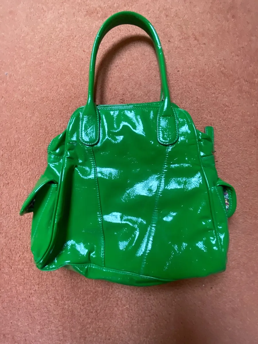 M&S Per Una Bright Green Bag - Image 3