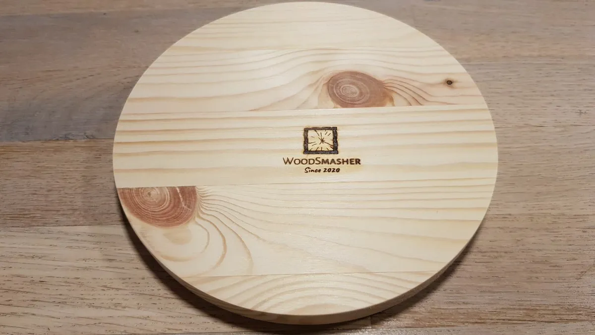 Wooden trivet with coasters, Trivet, Coasters - Image 4
