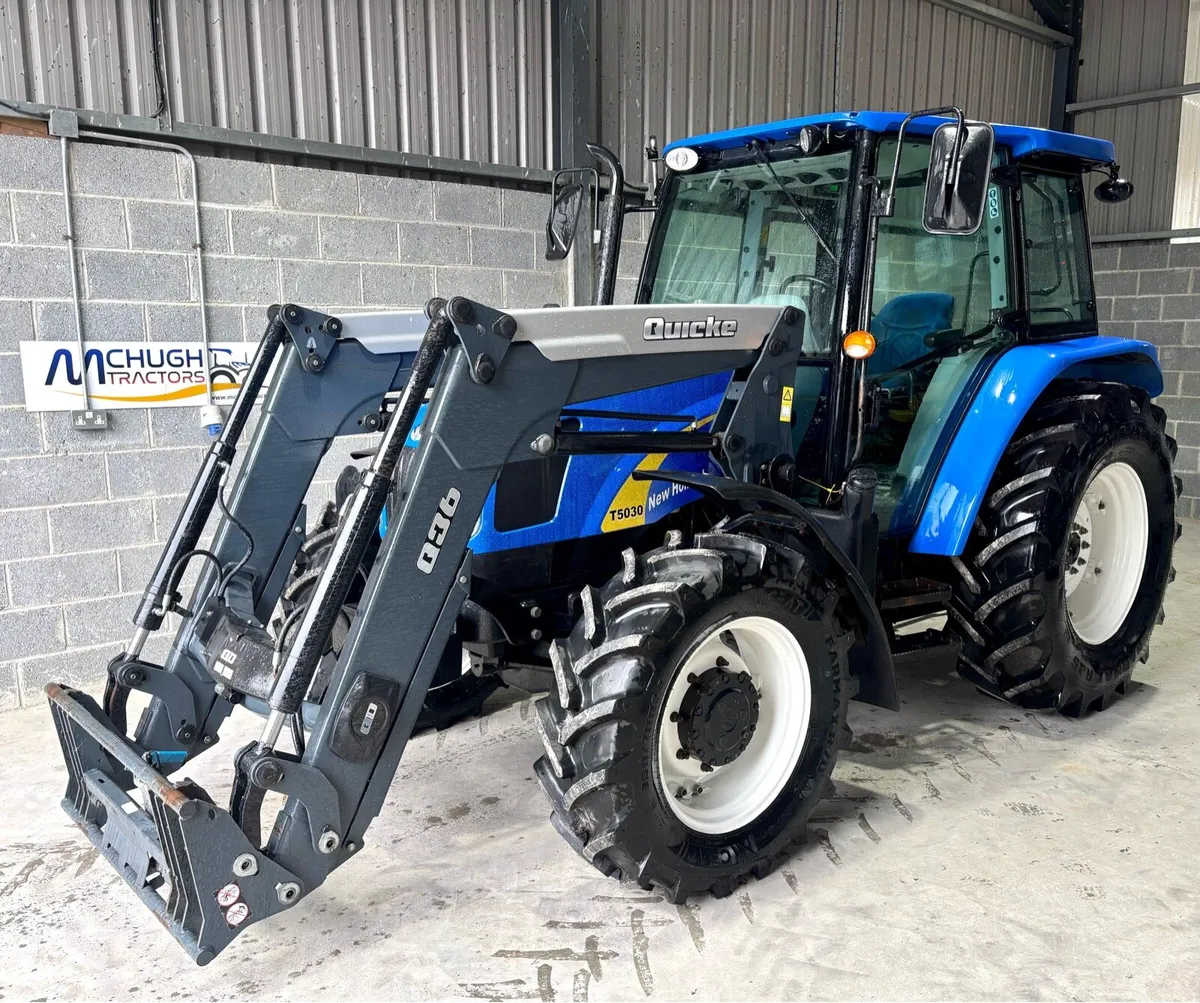 2012 NEW HOLLAND T5030 c/w Quicke Q36 - Image 2