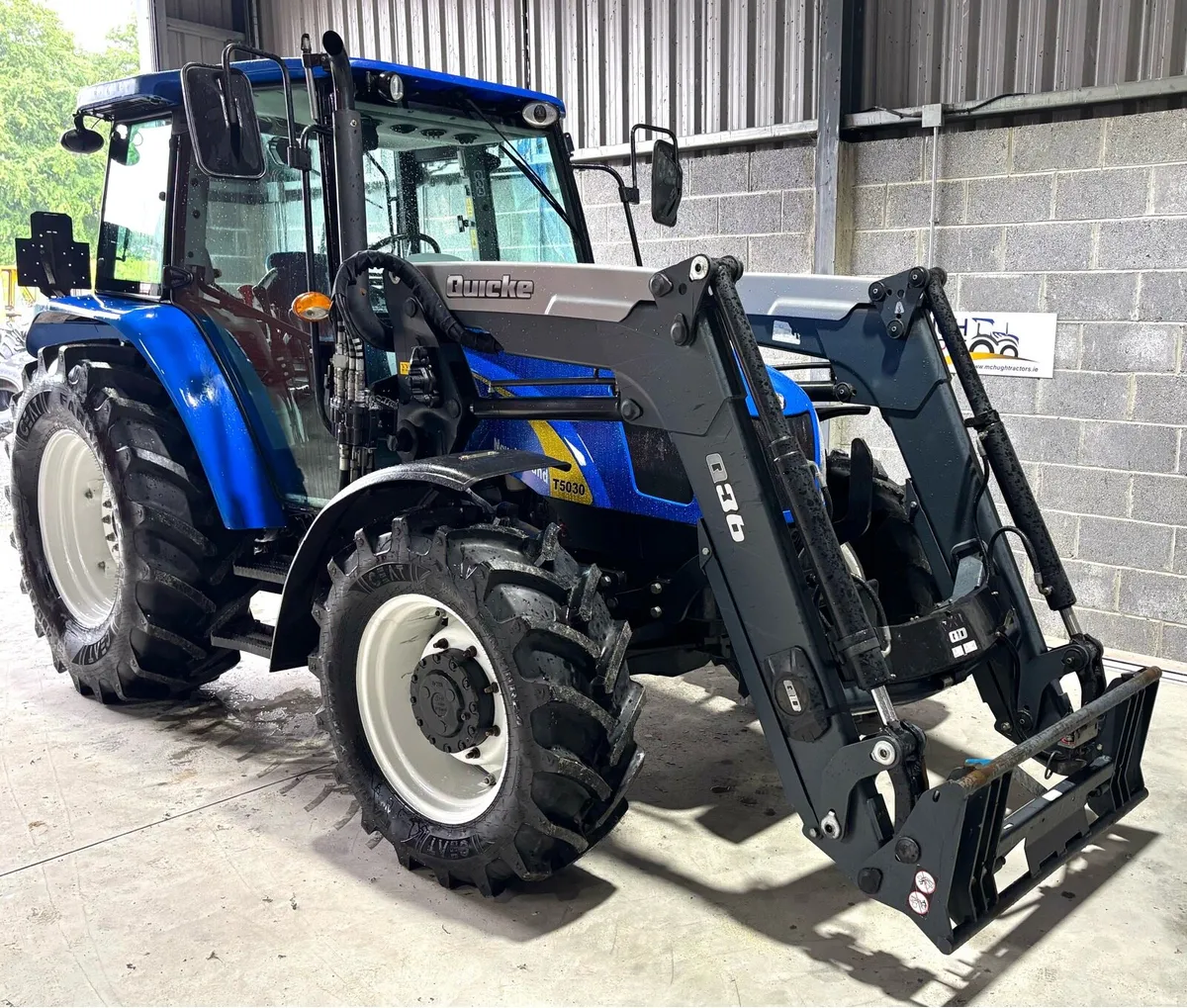 2012 NEW HOLLAND T5030 c/w Quicke Q36 - Image 4