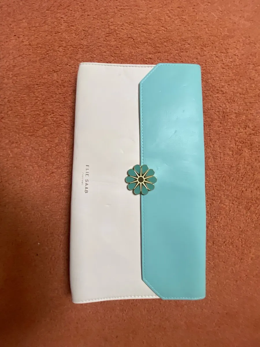 Ellie Saab parfums Clutch Bag with Flower Clasp - Image 1