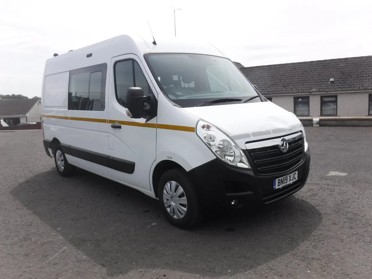 Vauxhall Movano mwb 2019 Mess Van rear seats. - Image 2