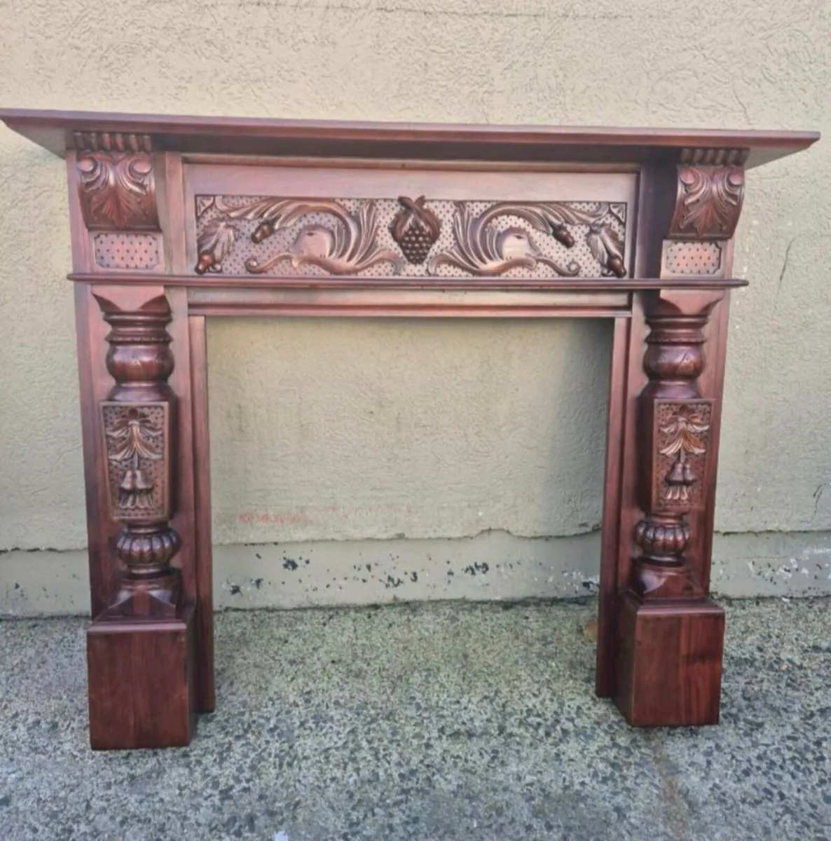 Mahogany fire surrounds - Image 1
