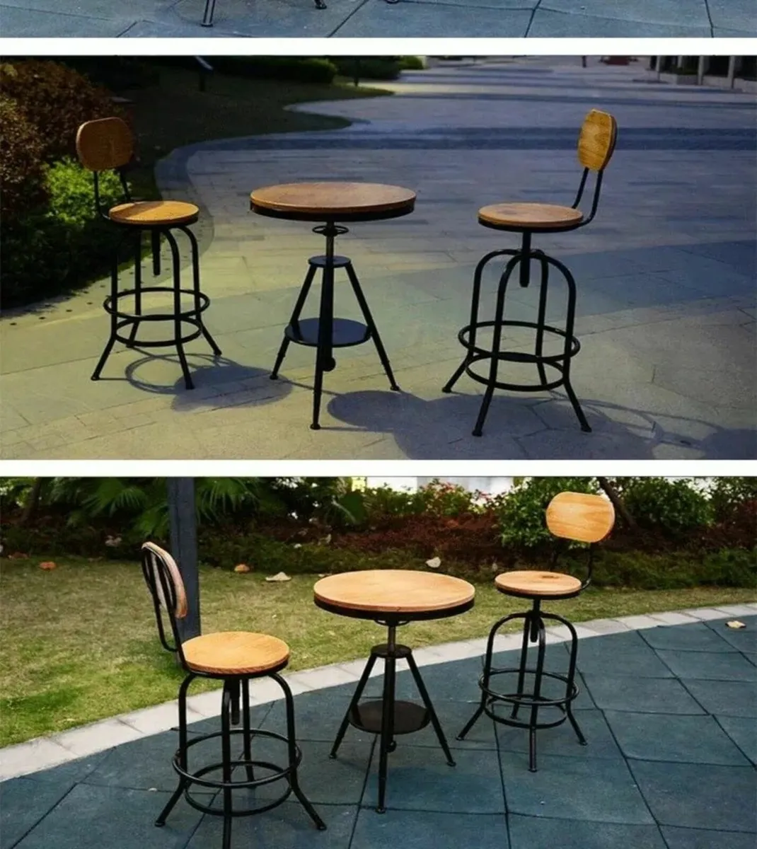 Swivel Kitchen Stools: Adjustable Height Feature - Image 4