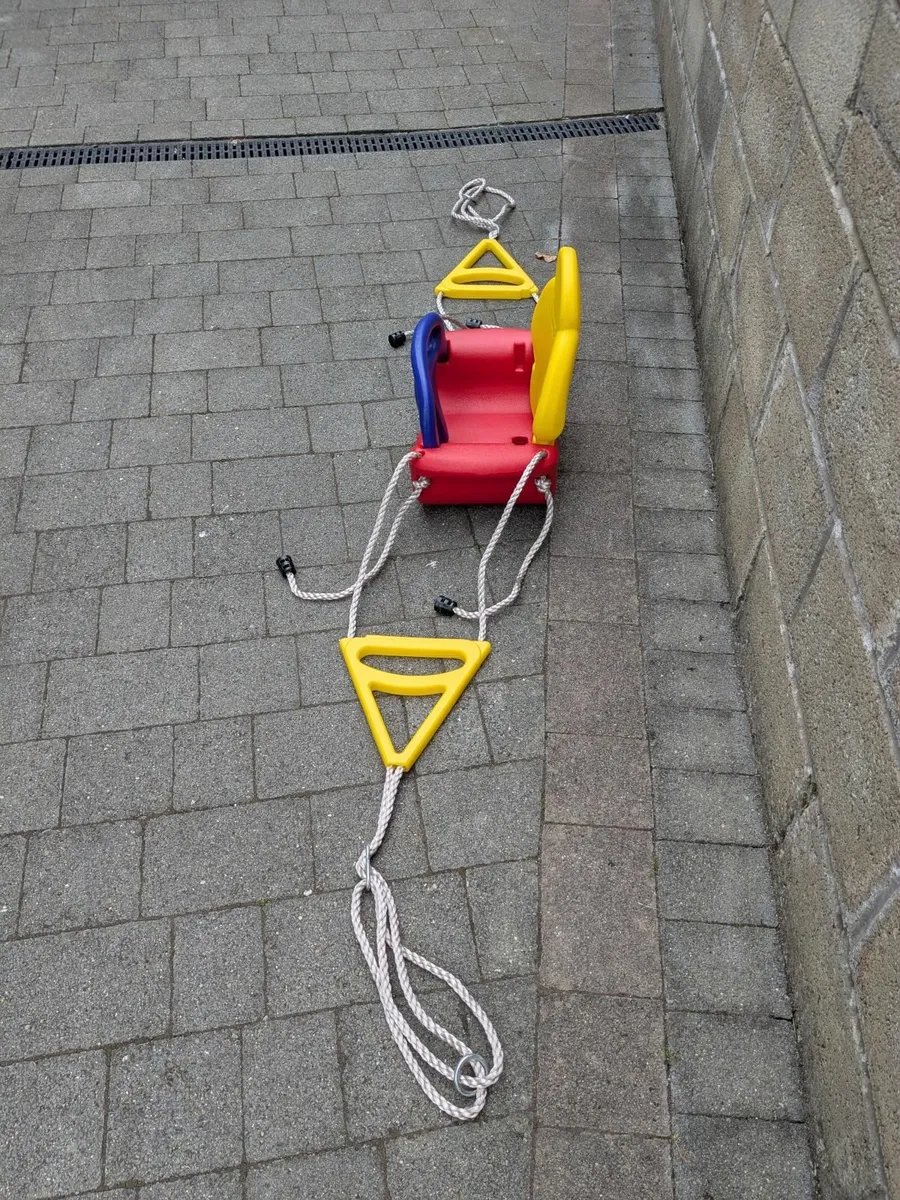 Kids swing barely used - Image 2