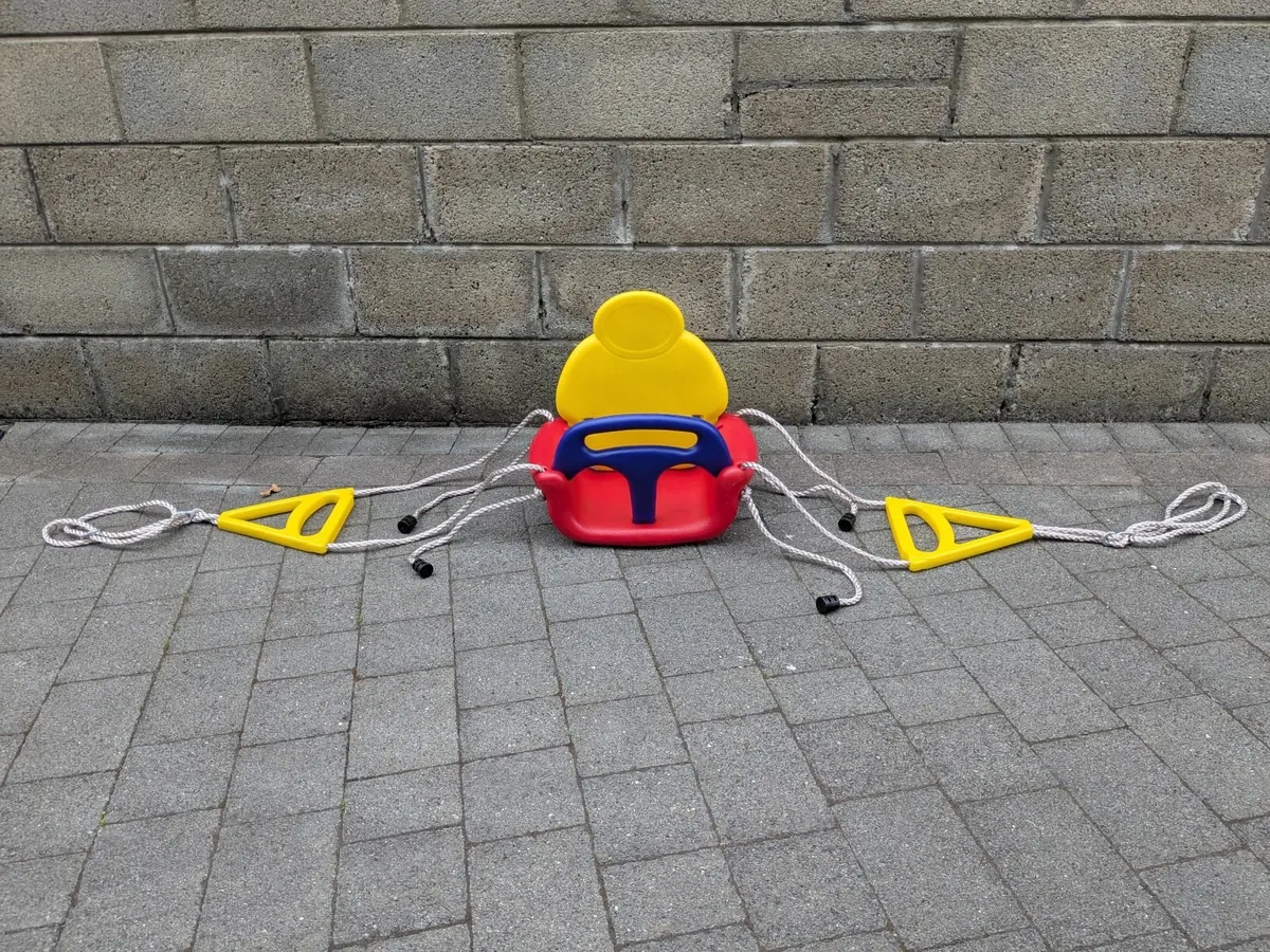 Kids swing barely used - Image 3