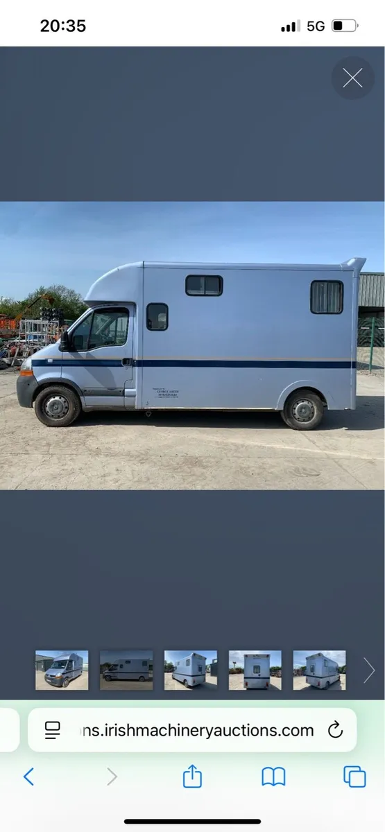 Renault Master 3.5T Horse Van - Image 1