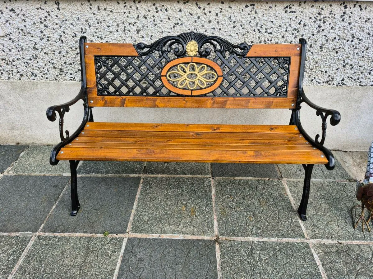 Cast iron Garden bench - Image 3