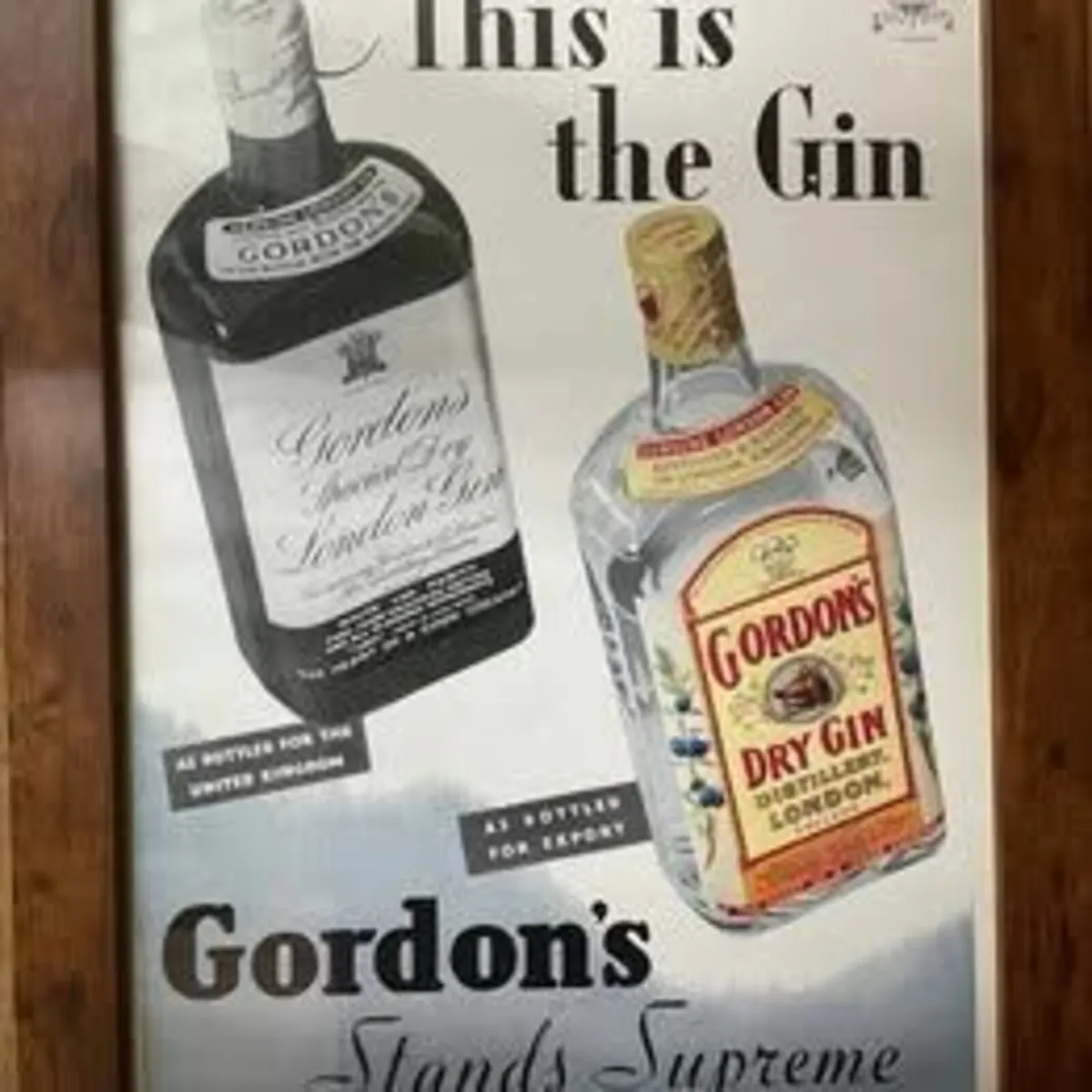 Original Framed Vintage Adverts from 1930s – 1970s - Image 4