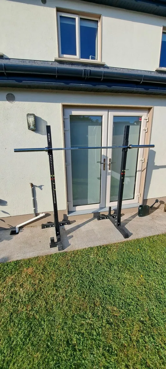 Squat stands (rated up to 350kg barbell load) - Image 1