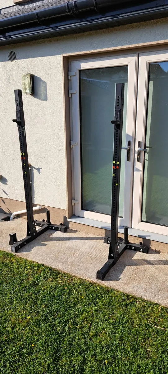 Squat stands (rated up to 350kg barbell load) - Image 4