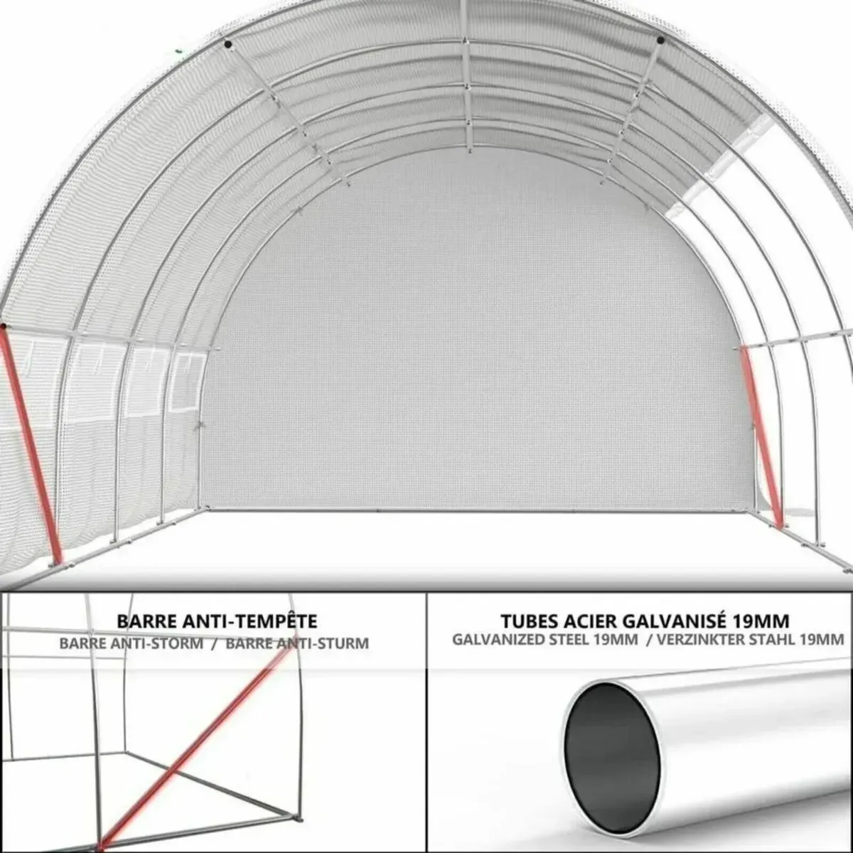 4x3x2m Greenhouse: Ideal for Home Gardening - Image 2