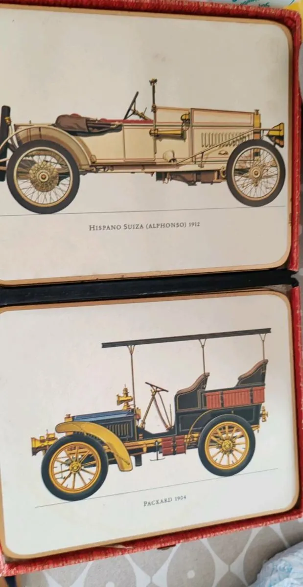 Vintage car place mats - Image 4