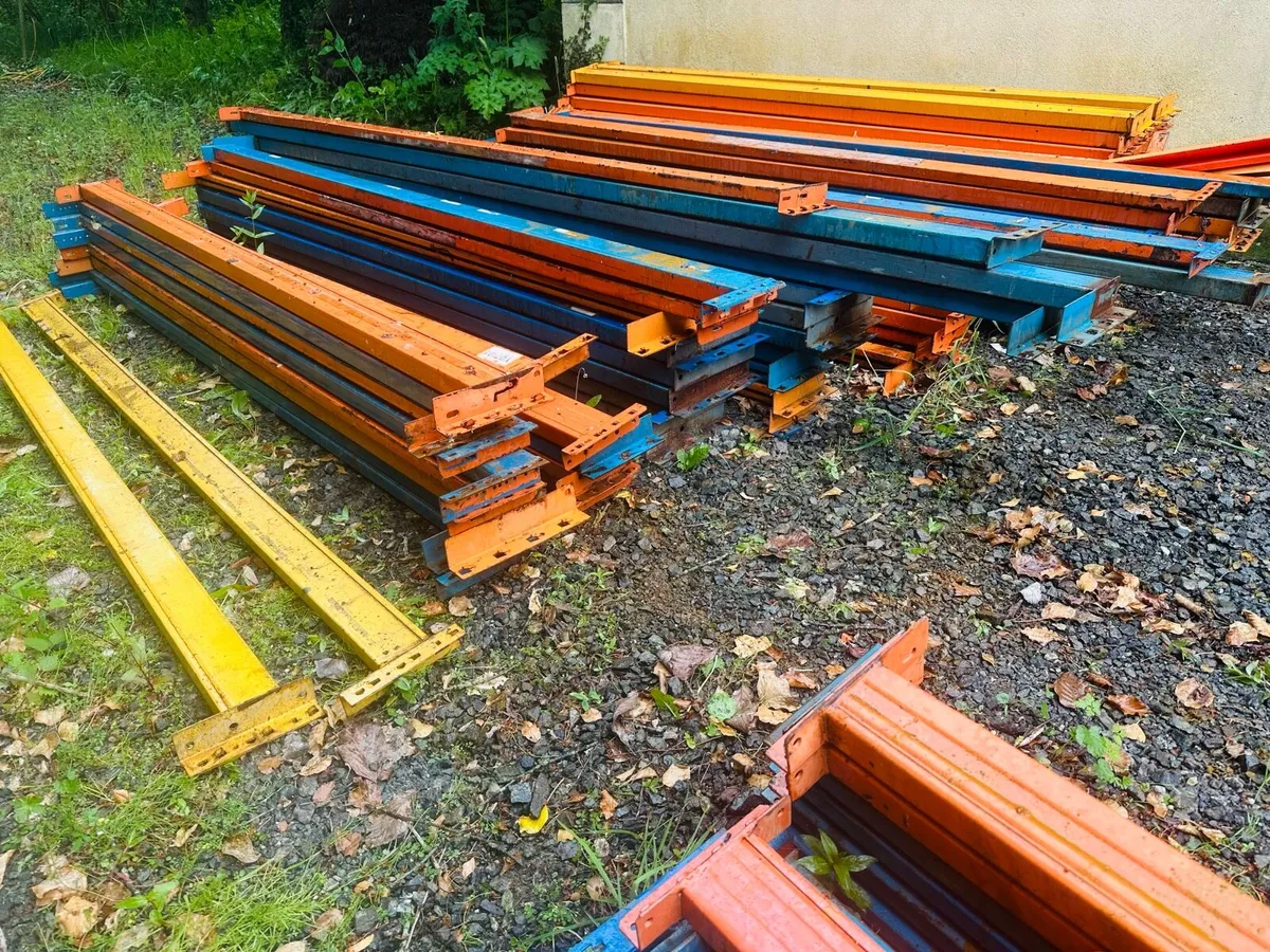 PALLET RACKING JOB LOT 100 CROSS BARS 20 FRAMES - Image 4