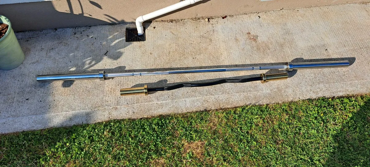 Olympic barbell // Easy curler barbell // weights - Image 2
