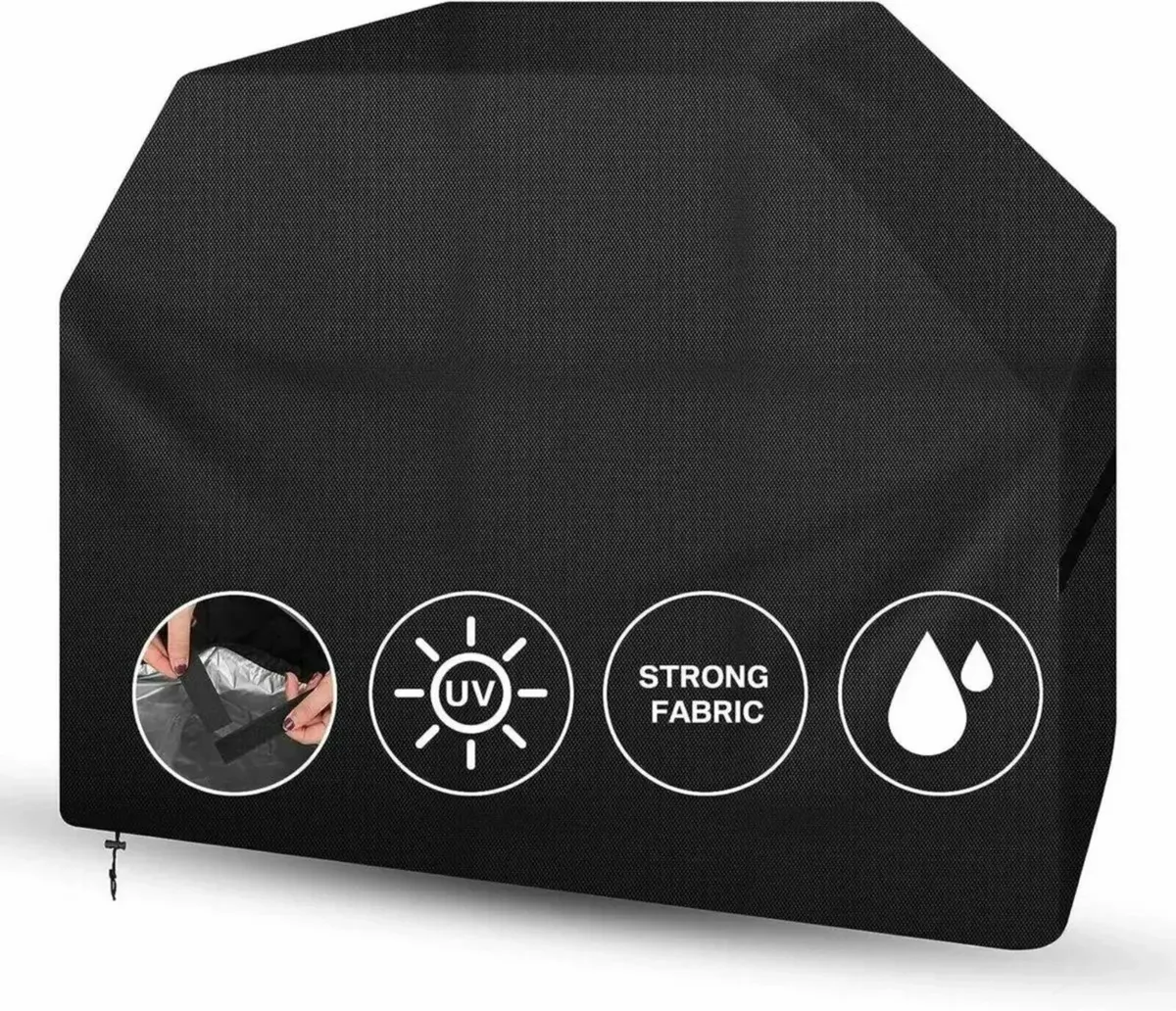 Protect Your BBQ: Large Windproof Cover - Image 3