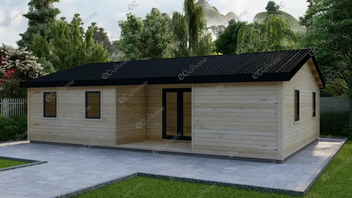 Ecohome Log Cabins 3 Bed 10.2m x 7m Modular - Image 1