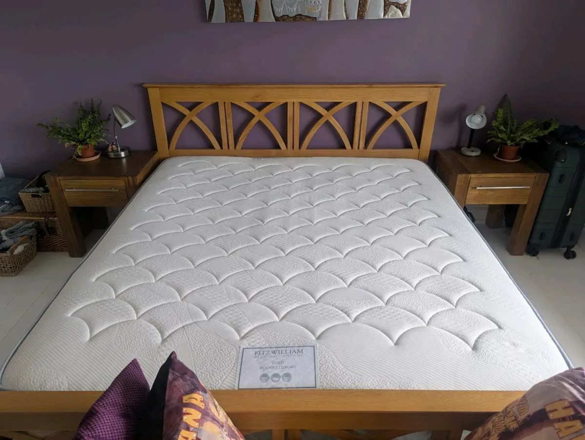 Fitzwilliam Gold Super King Mattress with Frame - Image 2