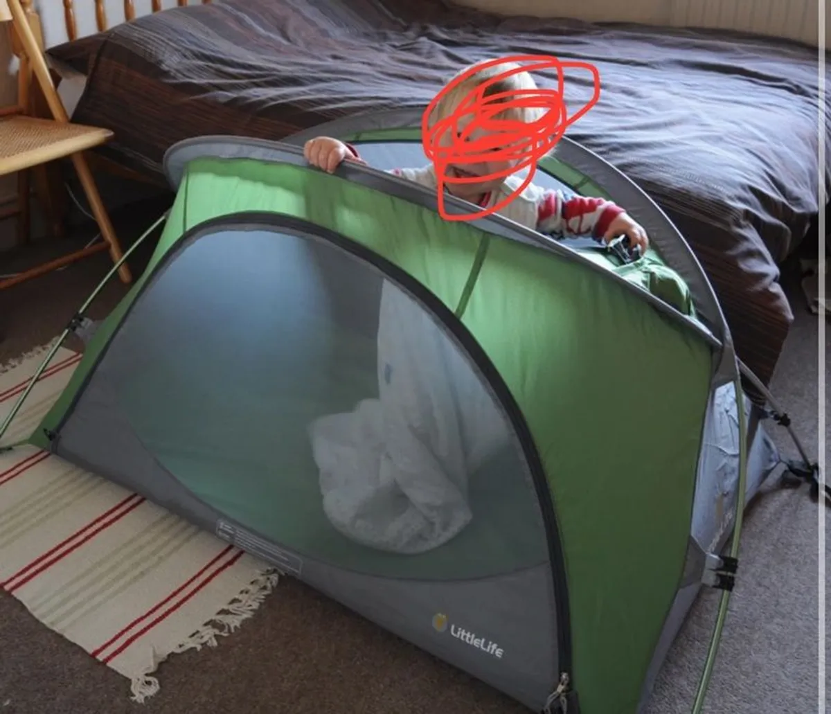 Travel cot - Image 1