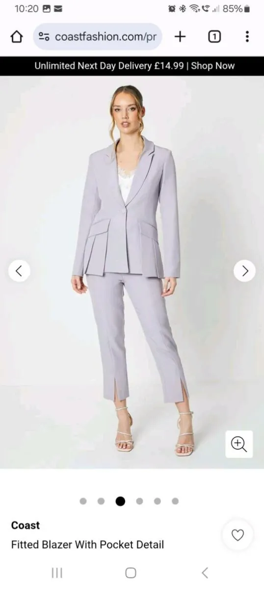 Coast lilac Blazer and Trouser suit - Image 3