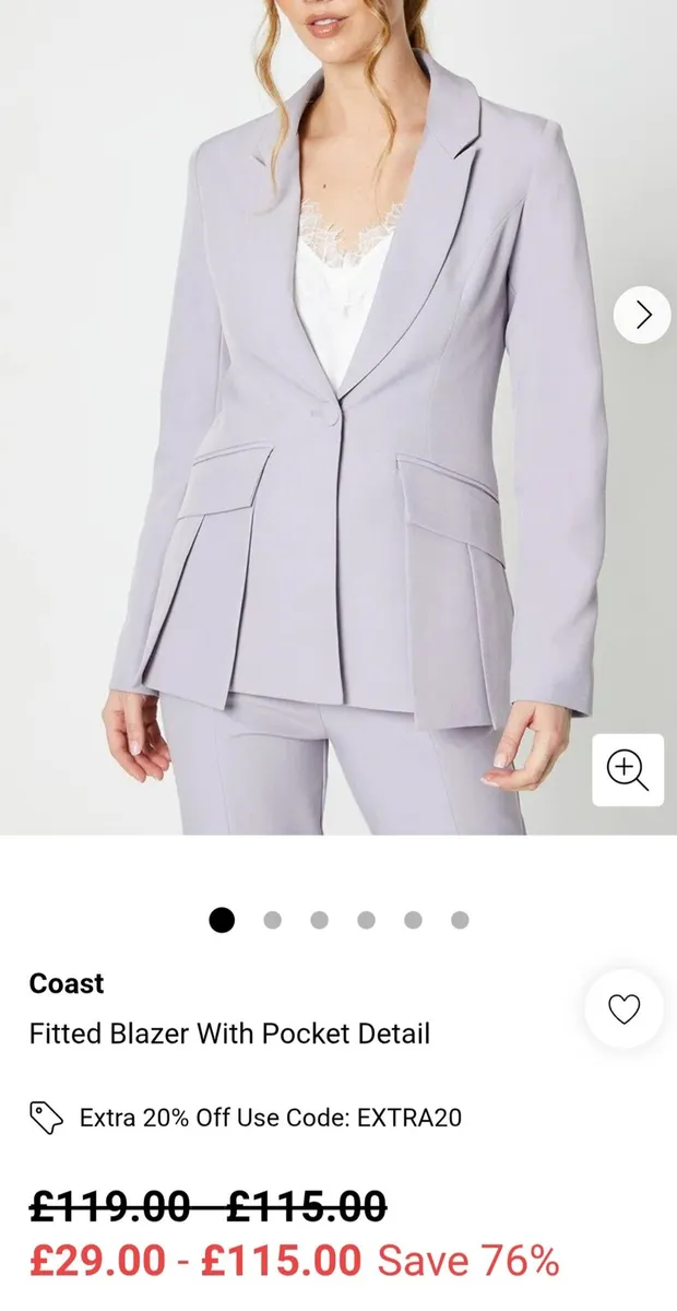 Coast lilac Blazer and Trouser suit - Image 4