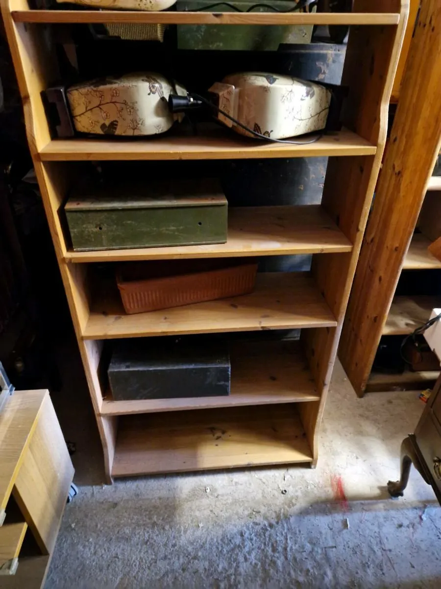 Kitchen Pine Shelving Unit - Image 2