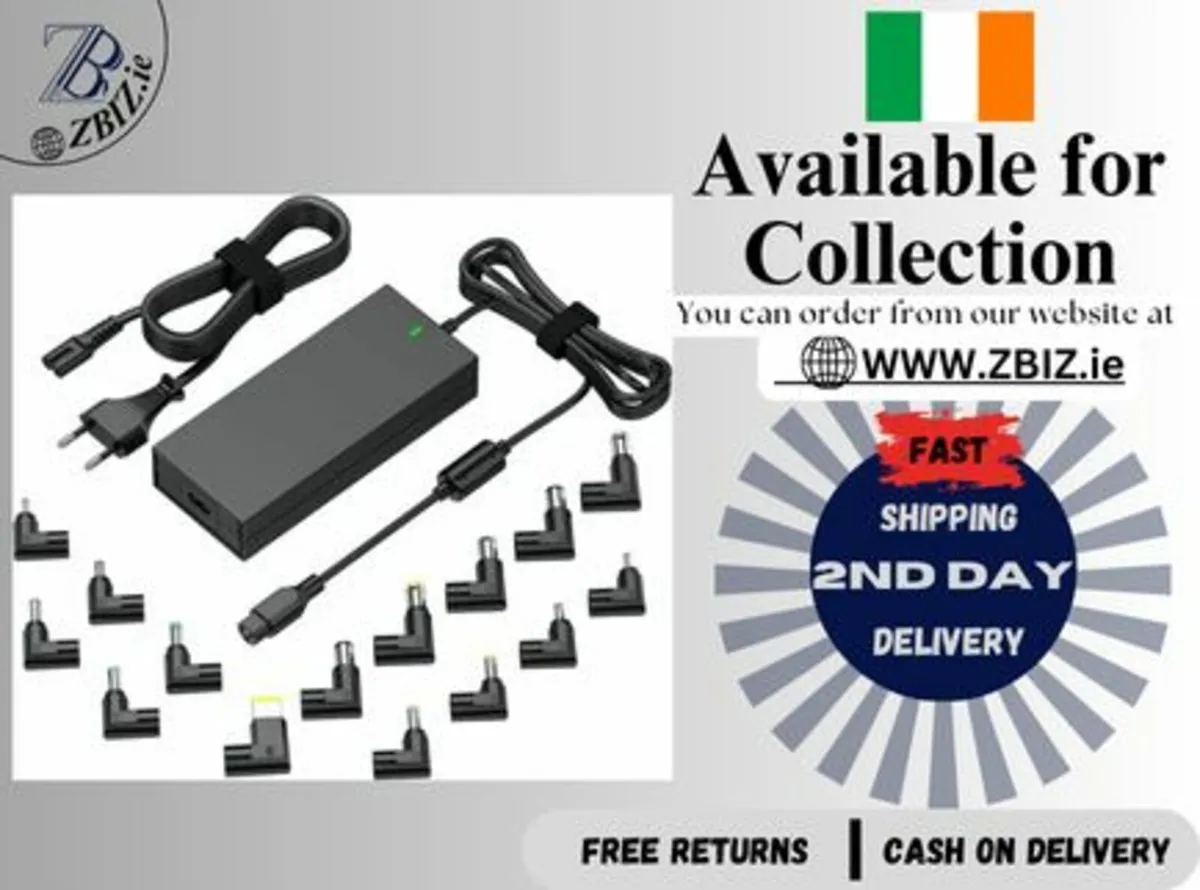 90W Universal Charger: Power for All Laptops - Image 1