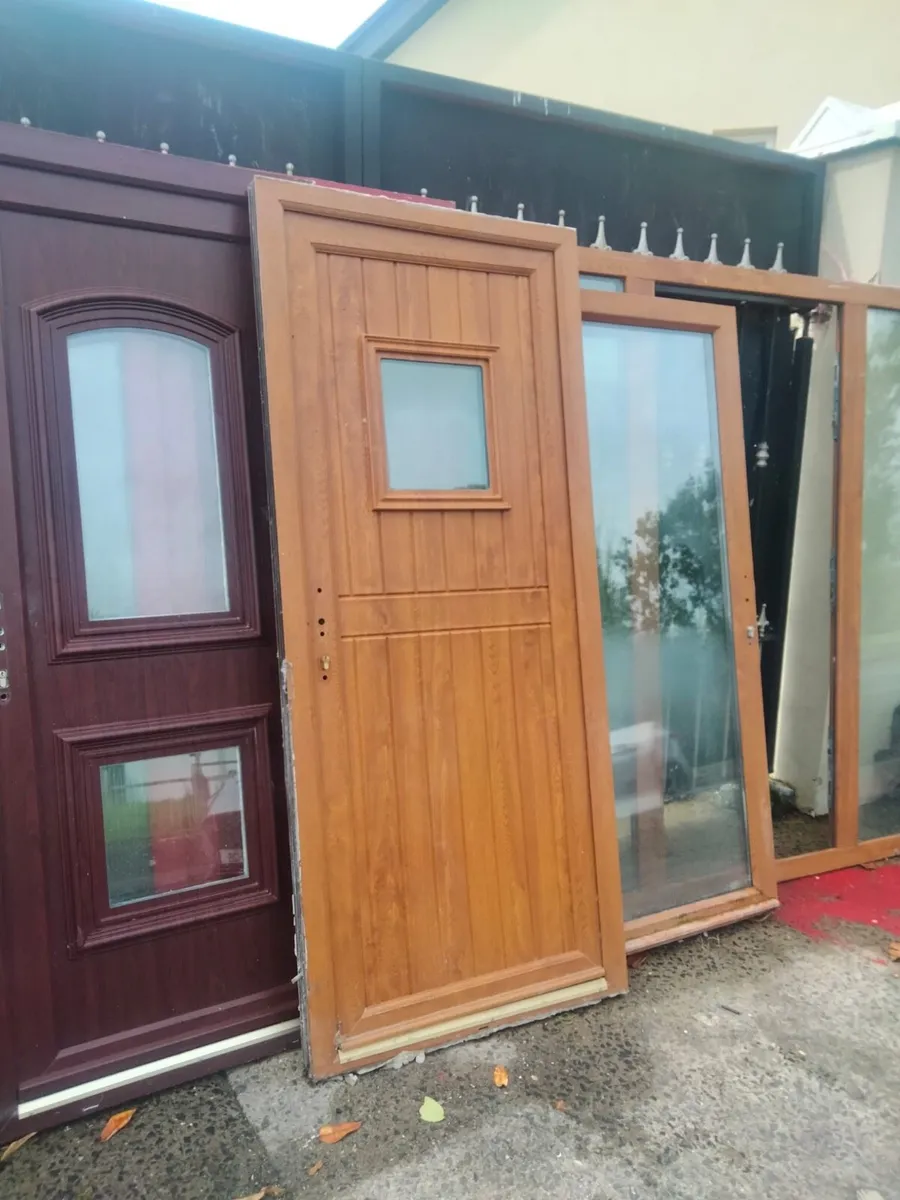 High Quality Golden Oak PVC Single Door - Image 1