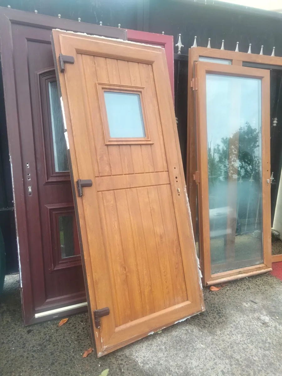 High Quality Golden Oak PVC Single Door - Image 2