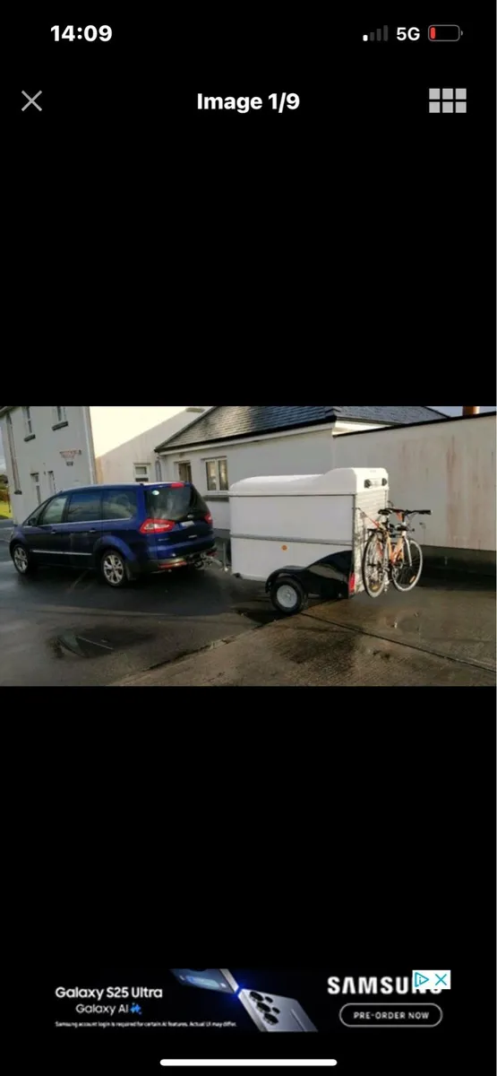 Small Ifor williams box van trailer - Image 2