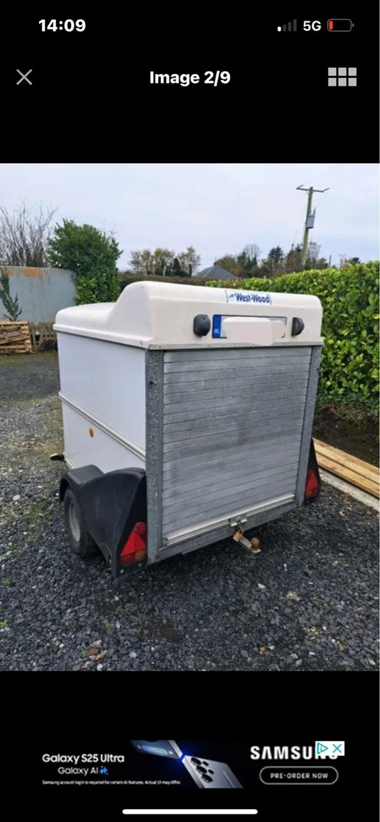 Small Ifor williams box van trailer - Image 3