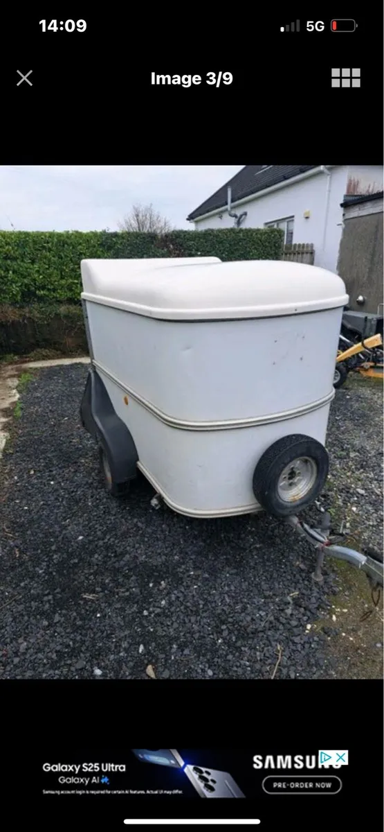 Small Ifor williams box van trailer - Image 4