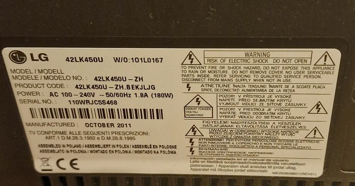LG TV Full HD 42" - Image 2