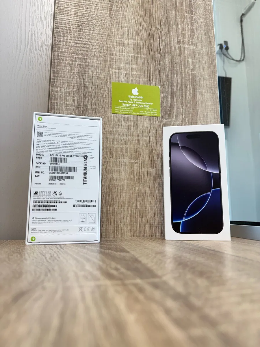 iPhone 16 Pro 256Gb New! Unlocked! Shop D15 - Image 3