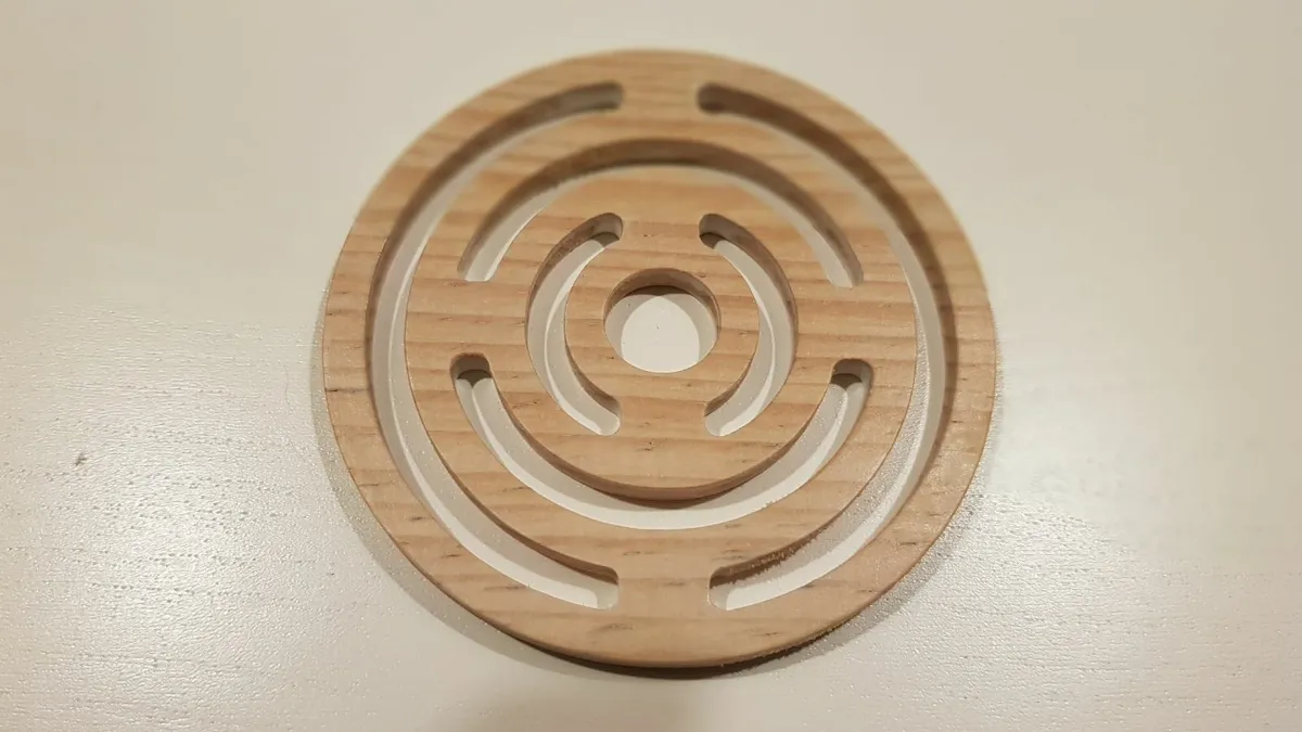 Wooden coaster set, Coffee table decor - Image 4