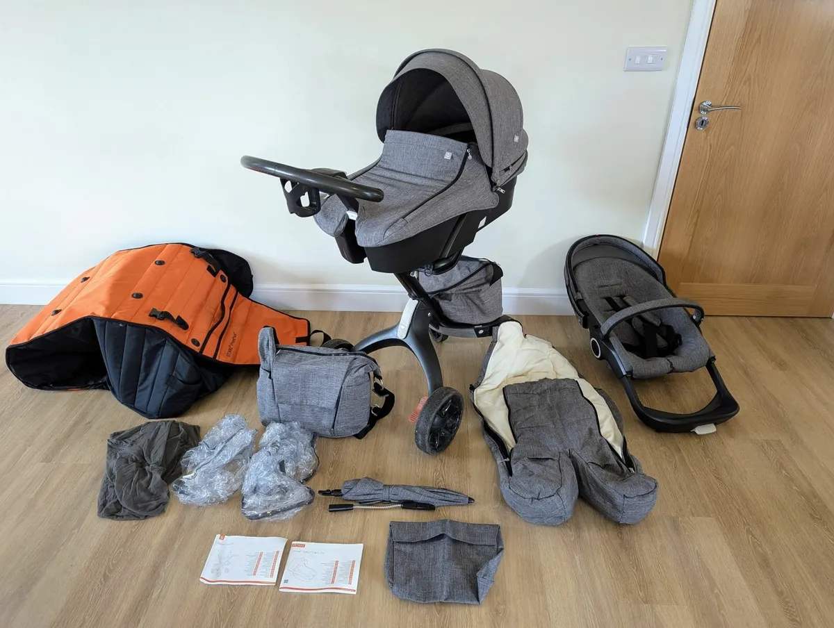 Stokke Xplory with Full Set of Accessories - Image 1