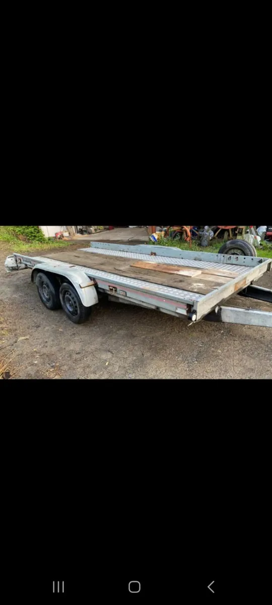 13'6 by 6ft car transporter in fully galvanized - Image 2