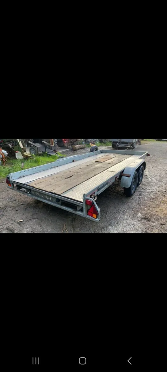 13'6 by 6ft car transporter in fully galvanized - Image 3