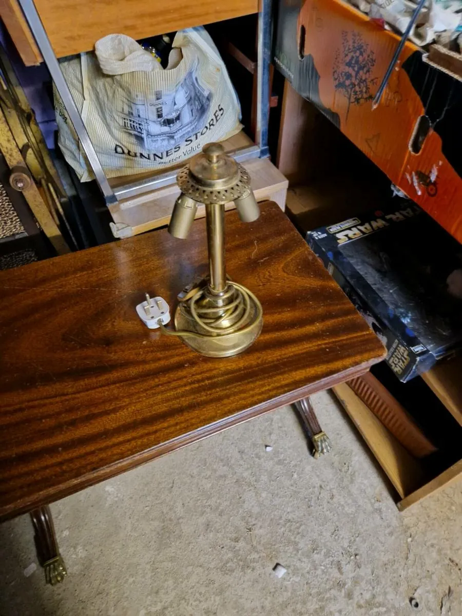 Vintage Retro Brass Lamp Italian Made - Image 1