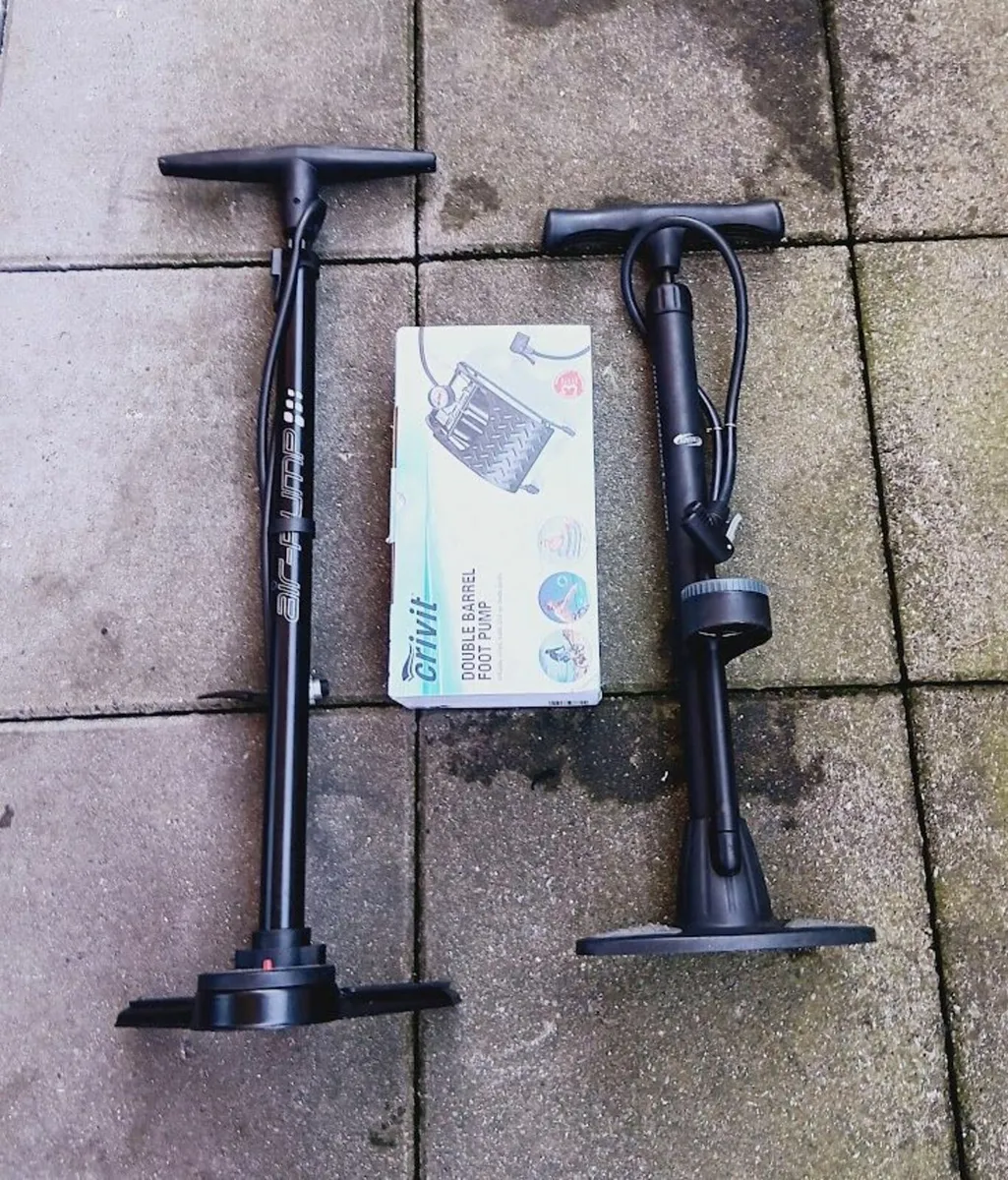 three bike pumps - Image 1