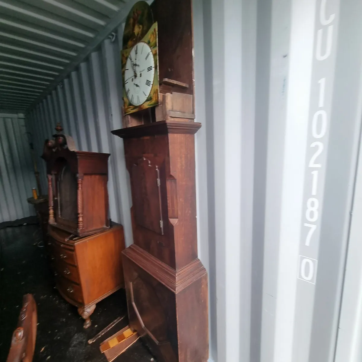 victorian grandfather clock - Image 1