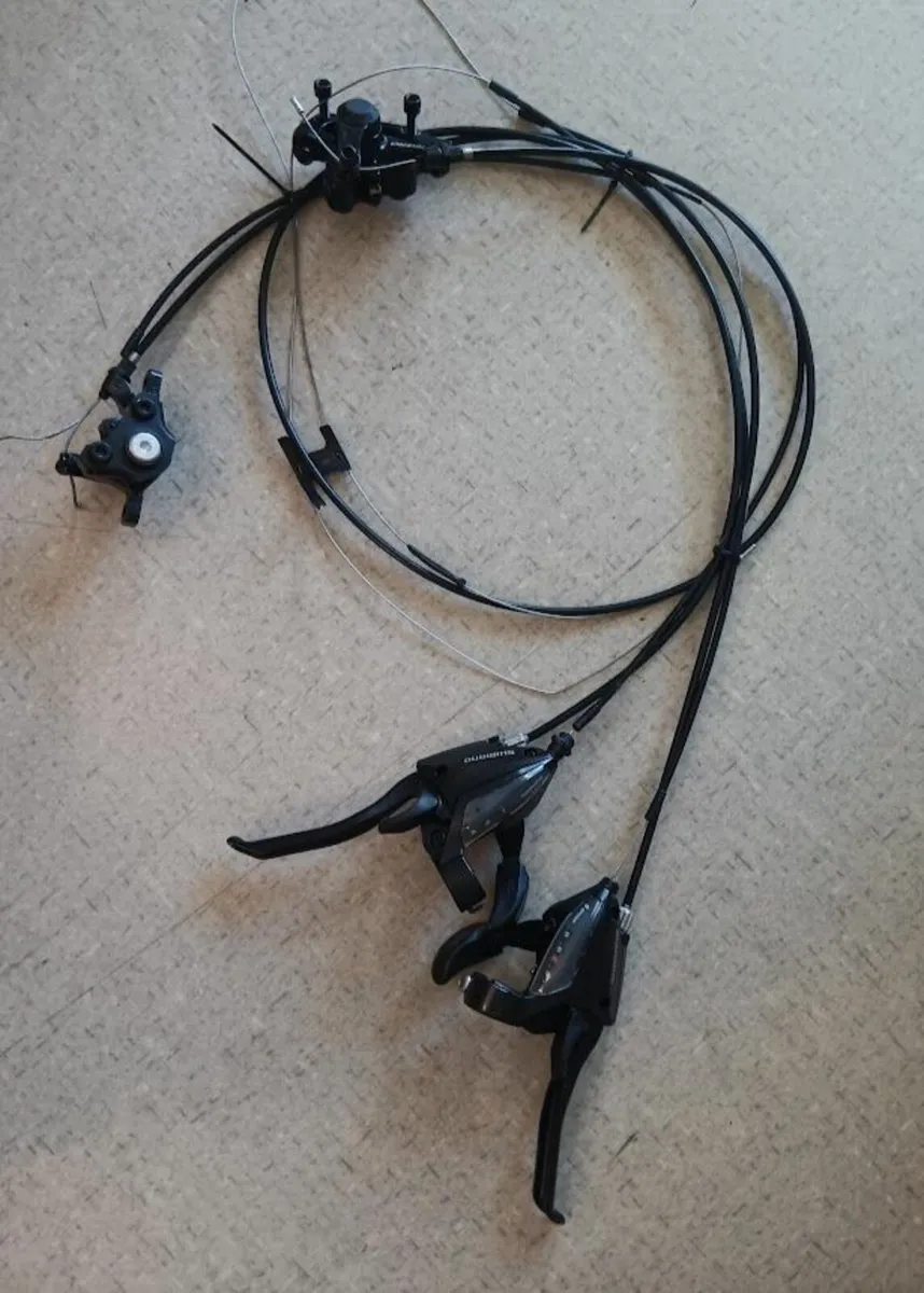 shimano quick fire trigger disc breaks and gears - Image 1