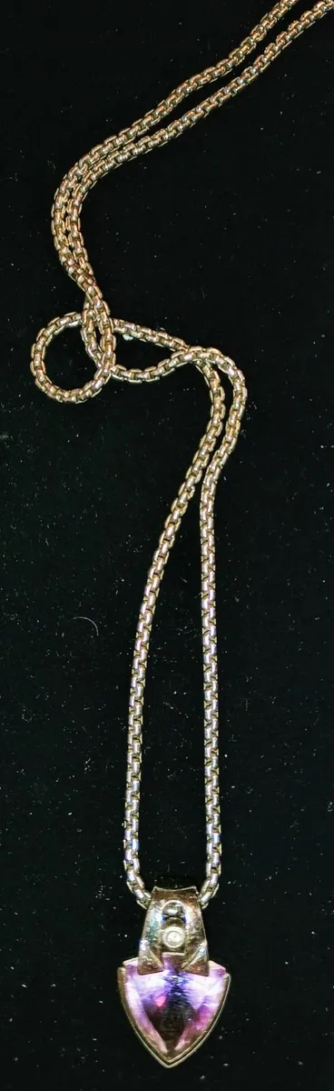 Amethyst Silver necklace - Image 2